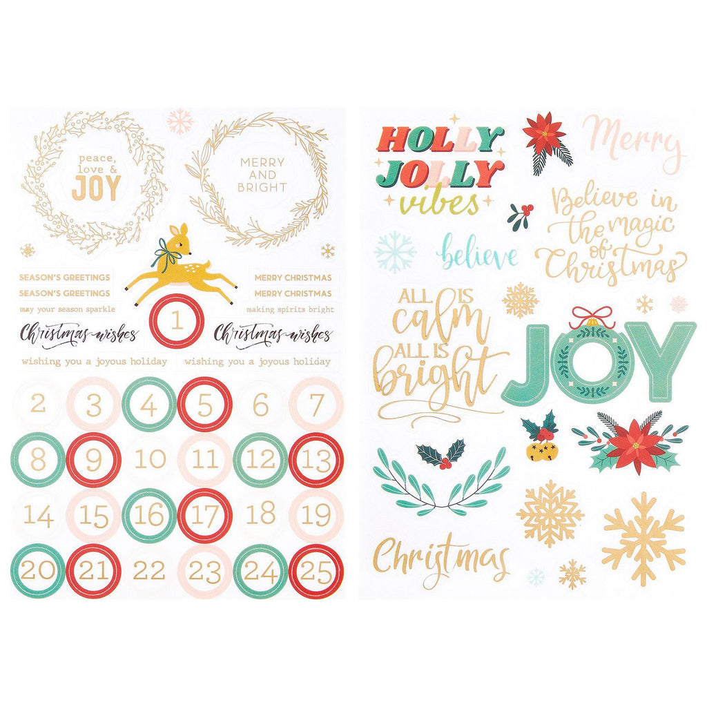 Spellbinders Oh Joyful Day Clear Sticker Pack 168531