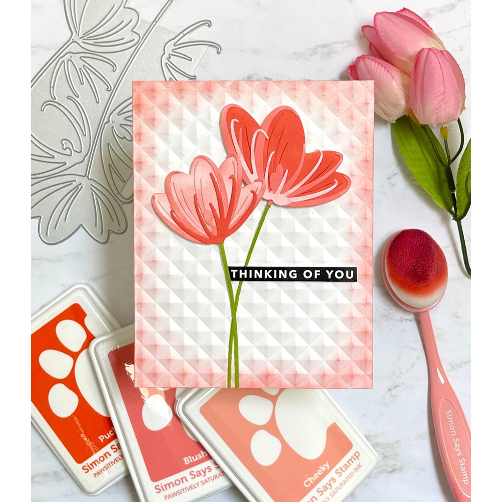 Simon Says Stamp Spindle Flower Wafer Dies s849 Stamptember Thinking of You Card | color-code:ALT02