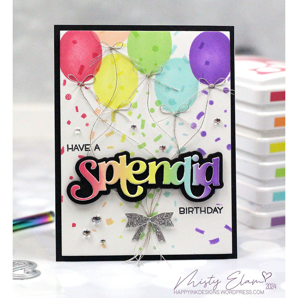 Simon Says Stamps and Dies Splendid Sentiments set757ss Be Bold Splendid Card | color-code:ALT01