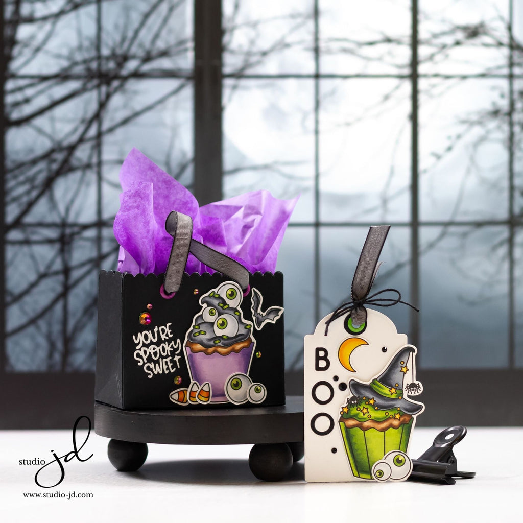 Simon Says Stamp Spooky Sweets Wafer Dies 1125sdc Cheering For You Halloween Treat Bag and Tag | color-code:ALT01