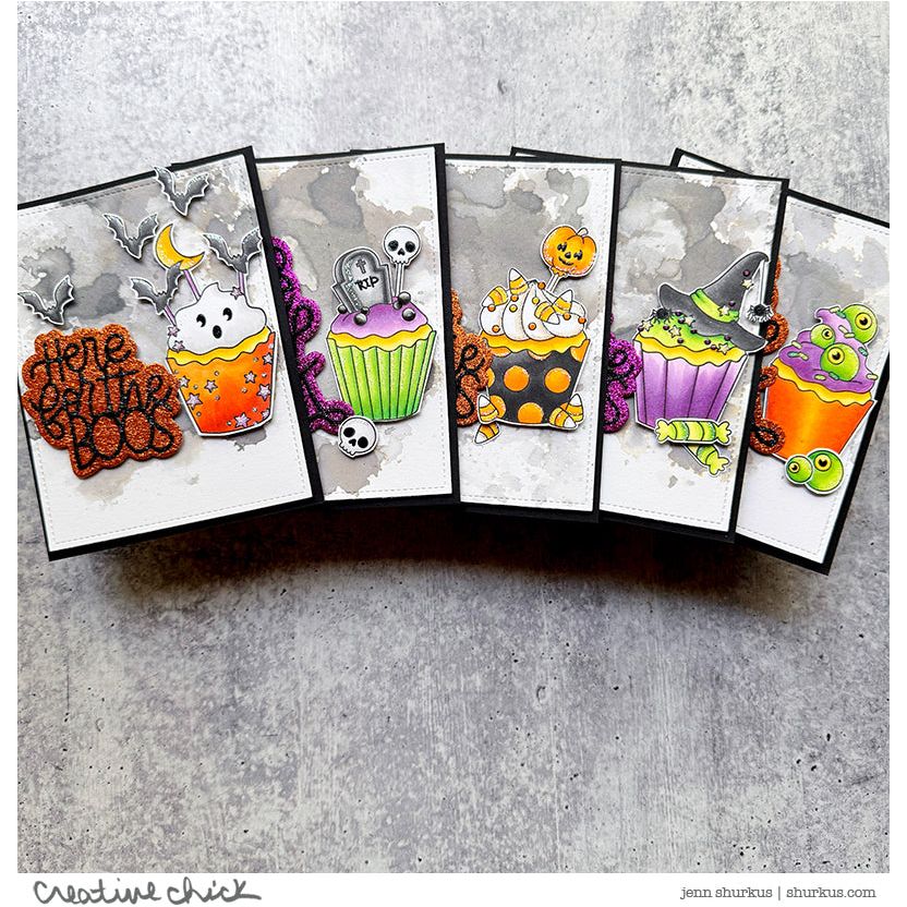 Simon Says Stamps and Dies Spooky Sweets set824ss Cheering for You Halloween Cards | color-code:ALT05