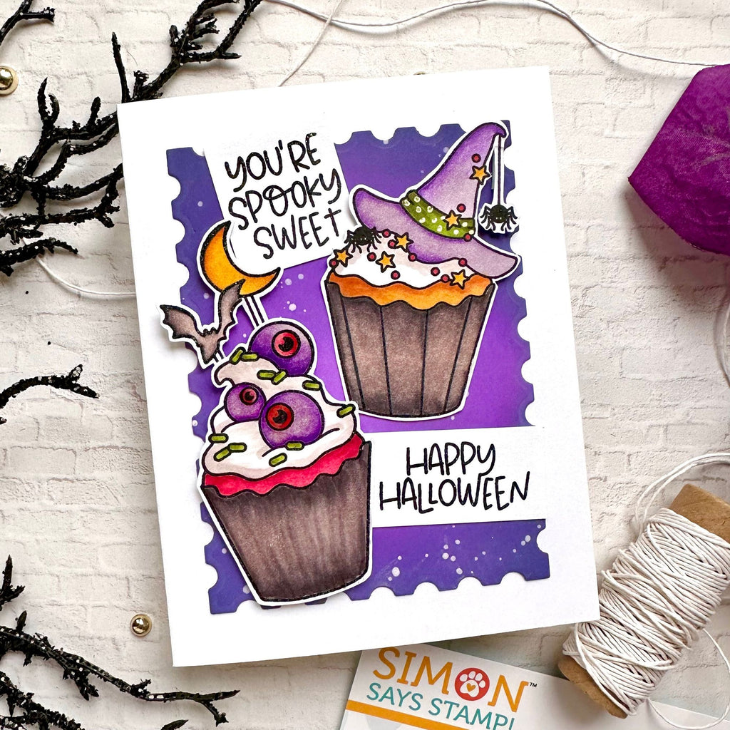 Simon Says Clear Stamps Spooky Sweets 2079ssc Cheering for You Halloween Card