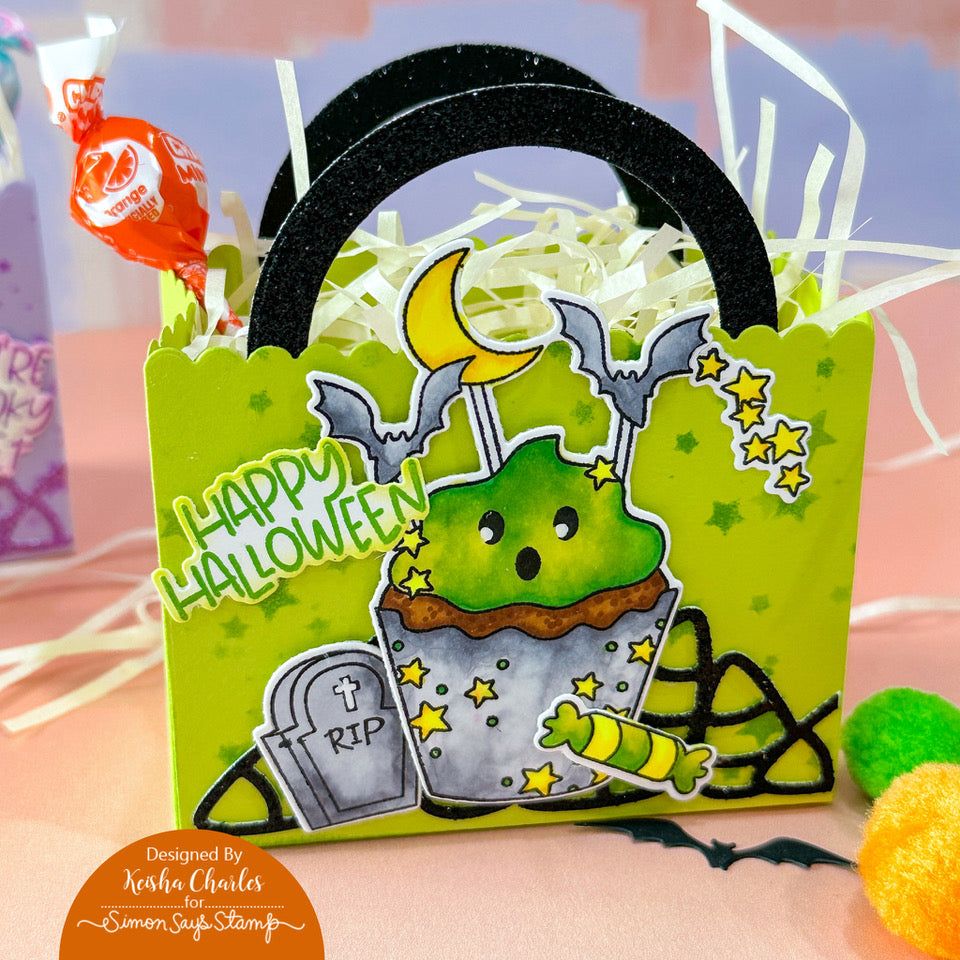 Simon Says Clear Stamps Spooky Sweets 2079ssc Cheering for You Halloween Treat Holder | color-code:ALT04