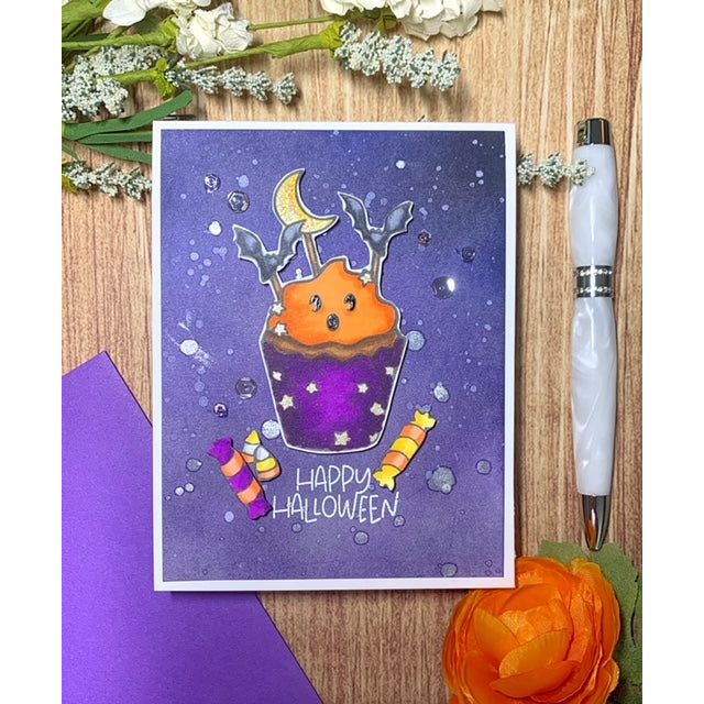 Simon Says Clear Stamps Spooky Sweets 2079ssc Cheering for You Halloween Card