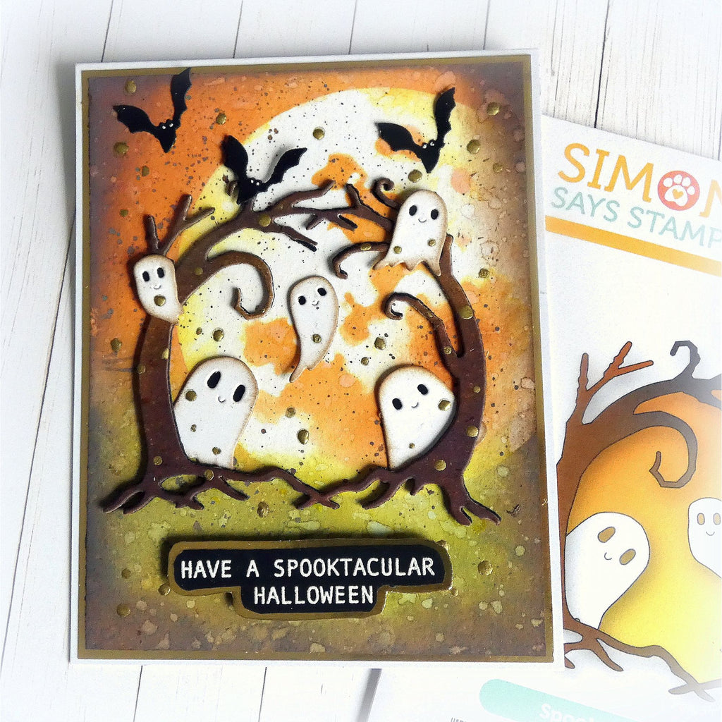 Simon Says Stamp Spooky Tree Arch Wafer Dies s965 Sweet Wishes Halloween Card | color-code:ALT01