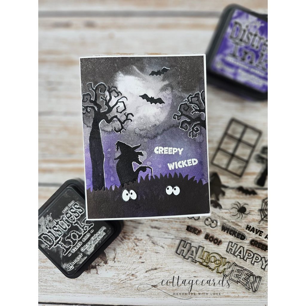 Simon Says Clear Stamps Spooky Windows 3092ssc Stamptember Halloween Card