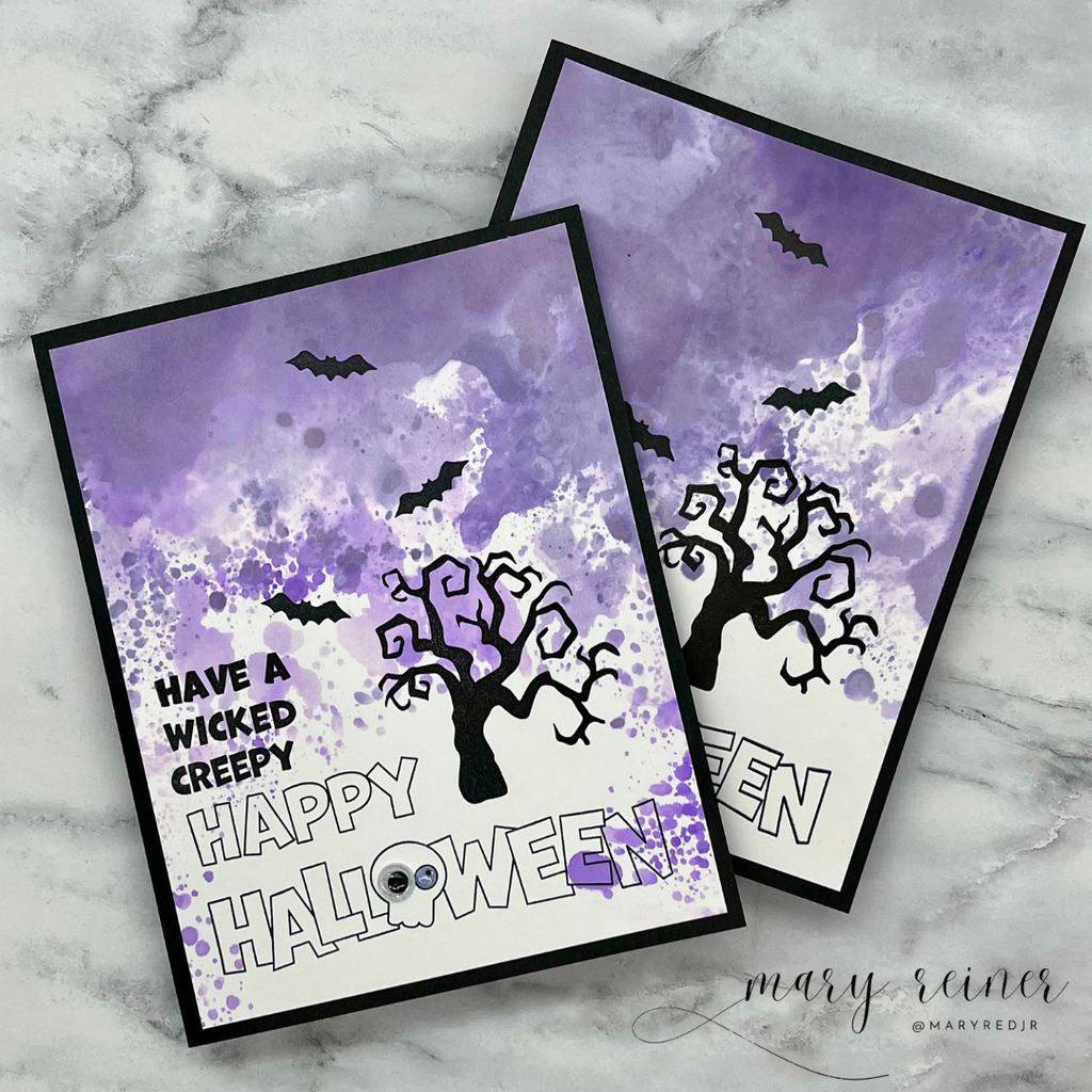 Simon Says Clear Stamps Spooky Windows 3092ssc Stamptember Halloween Cards