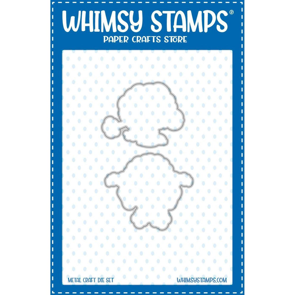 Whimsy Stamps Brain Fart Outline Dies WSD200