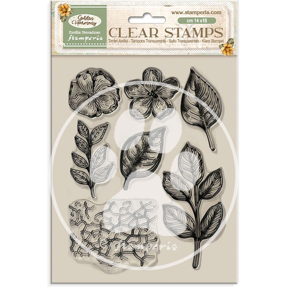 Stamperia Golden Harmony Clear Stamps wtk201
