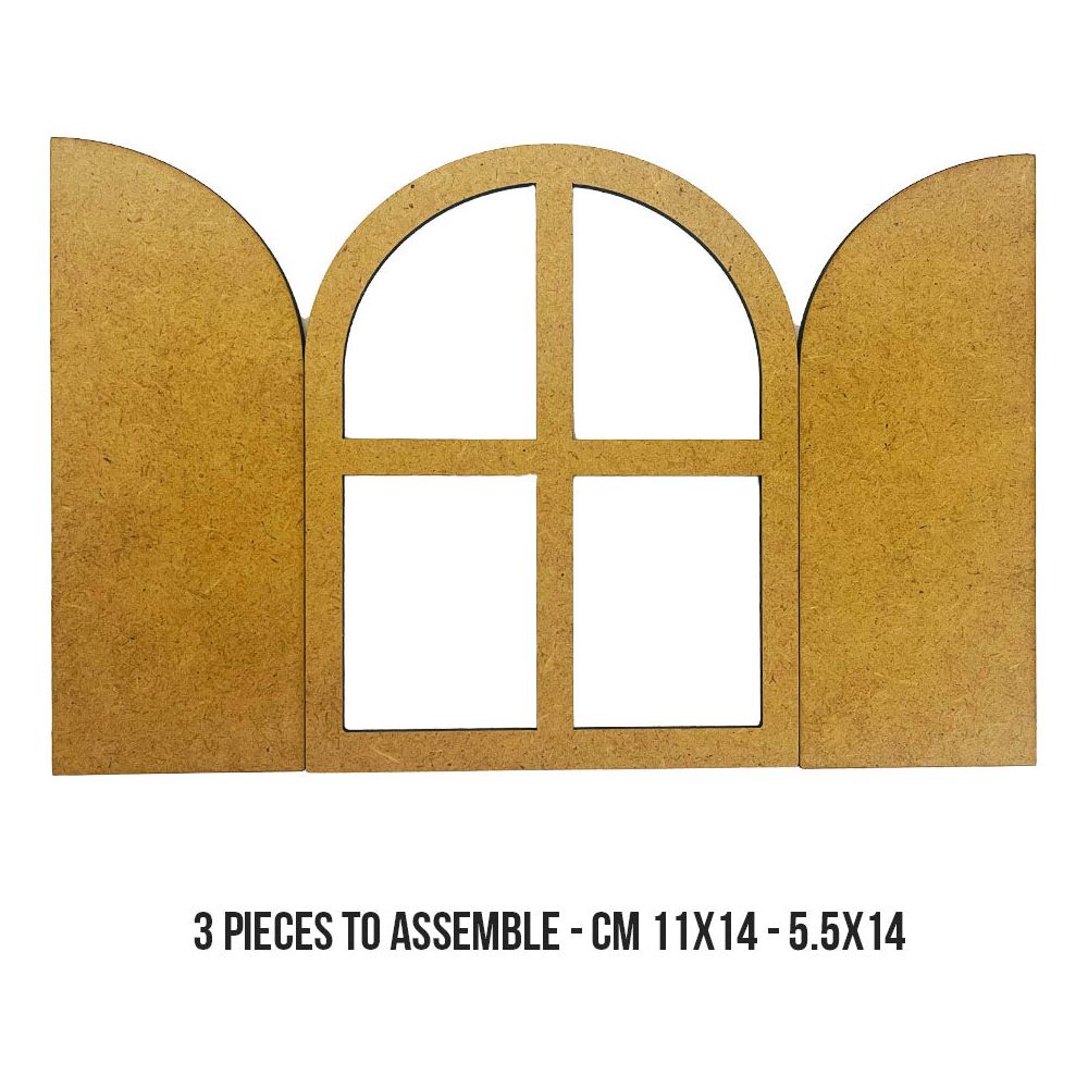 Stamperia Golden Harmony Window Crafty Shapes klsm25 pieces