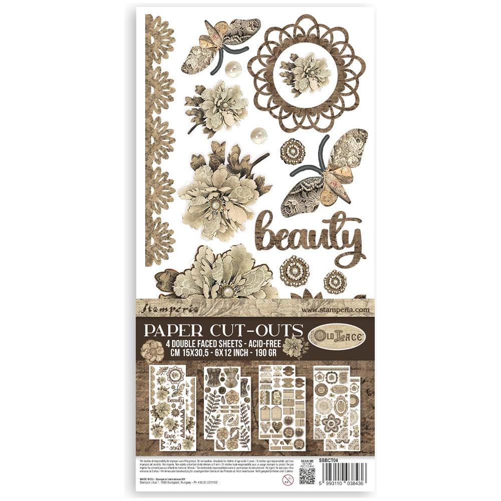 Stamperia Old Lace Paper Cut-outs sbbct04