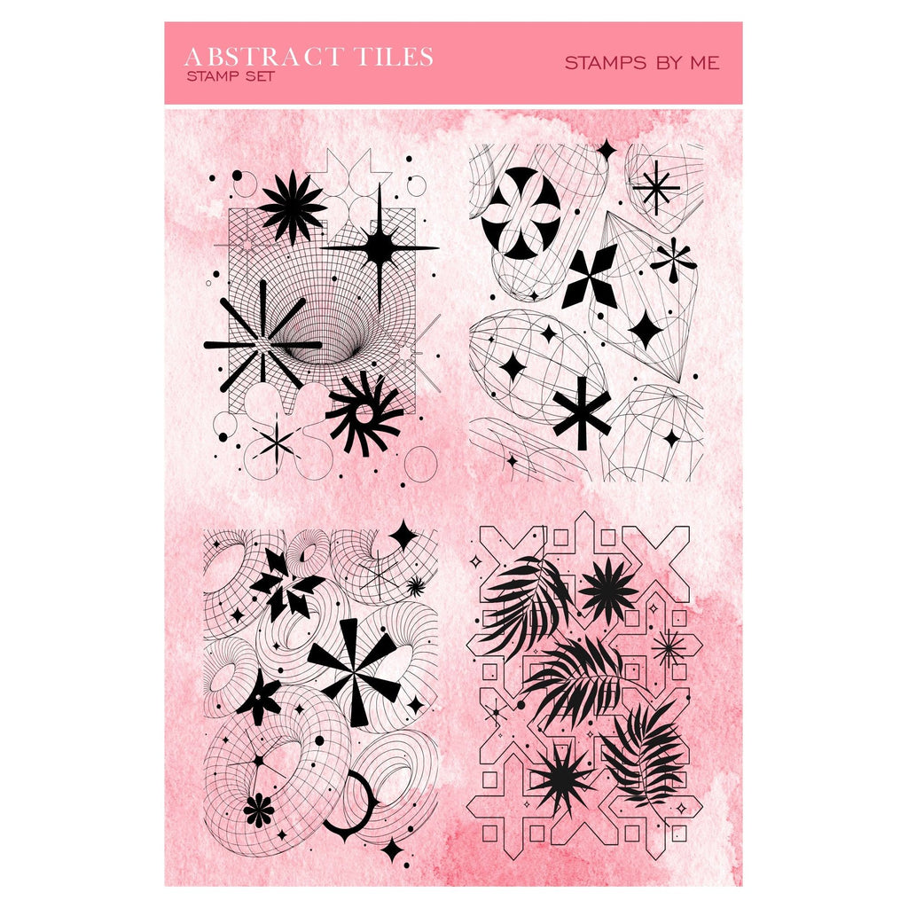 Stamps By Me Abstract Tiles Clear Stamps 240424l