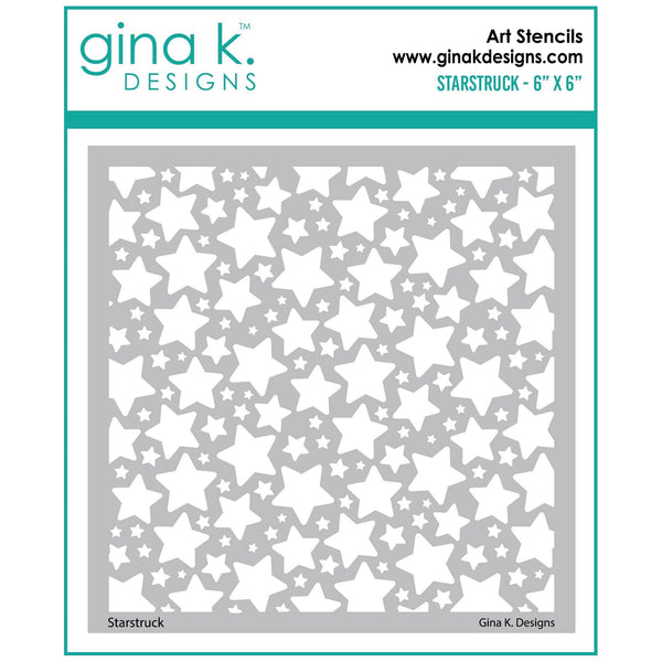 STENCIL- Star Struck – Gina K Designs, LLC