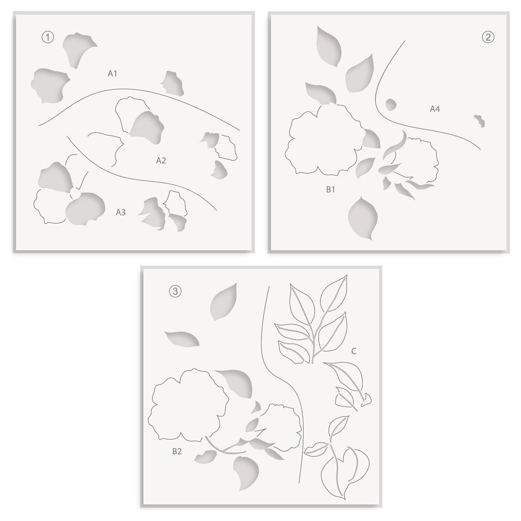 Altenew Blossoming Bouquet Stencils alt10231 product image