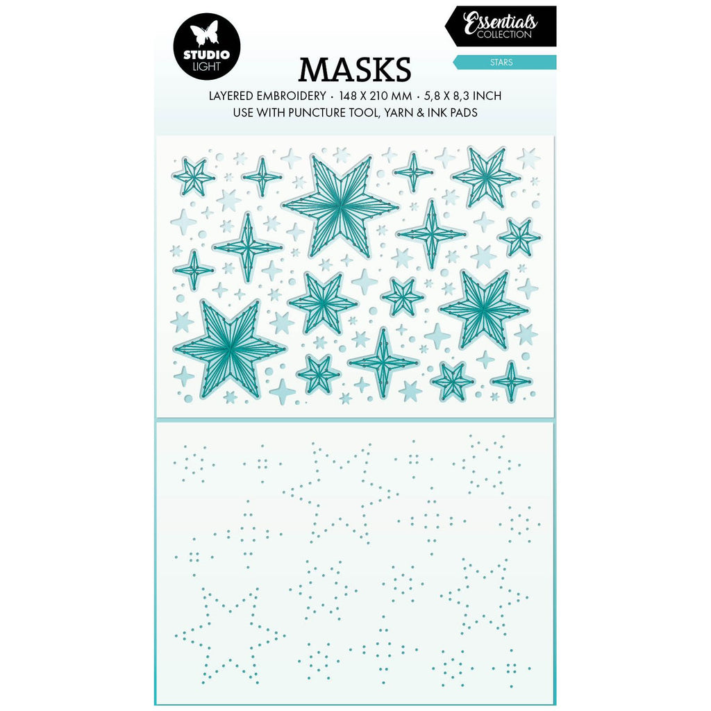 Studio Light Stars Layered Embroidery Mask sl-es-mask307