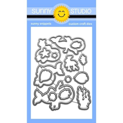 Sunny Studio Mermaid Kisses Craft Dies ssdie-370