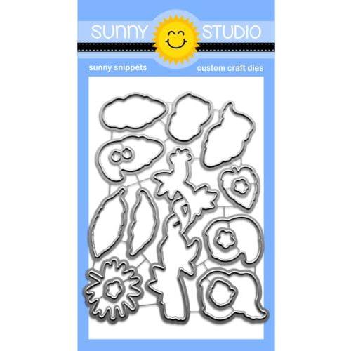 Sunny Studio Tropical Birds Craft Dies ssdie-371