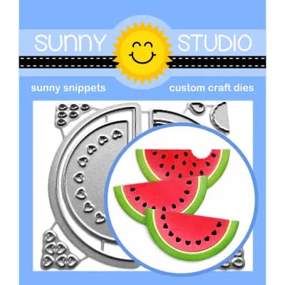 Sunny Studio Juicy Watermelon Craft Dies ssdie-375