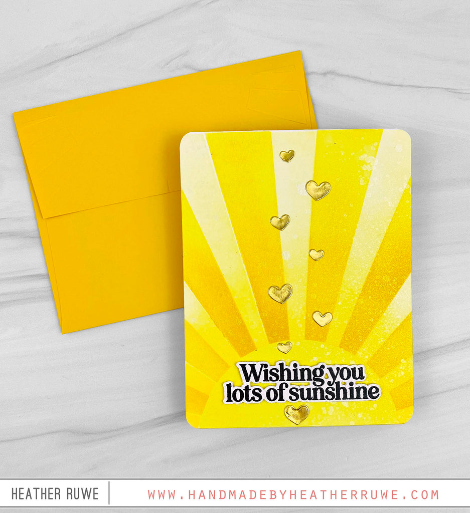 Simon Says Clear Stamps Sunshine and Smiles 3061ssc Sunny Vibes Sunshine Card | color-code:ALT01