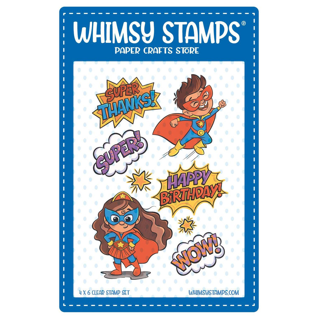 Whimsy Stamps Super Kids Clear Stamps khb176b