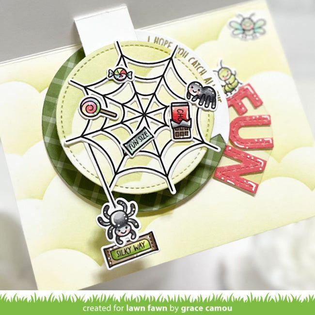 Lawn Fawn Sweet Spiders Stamps and Dies Set Fun