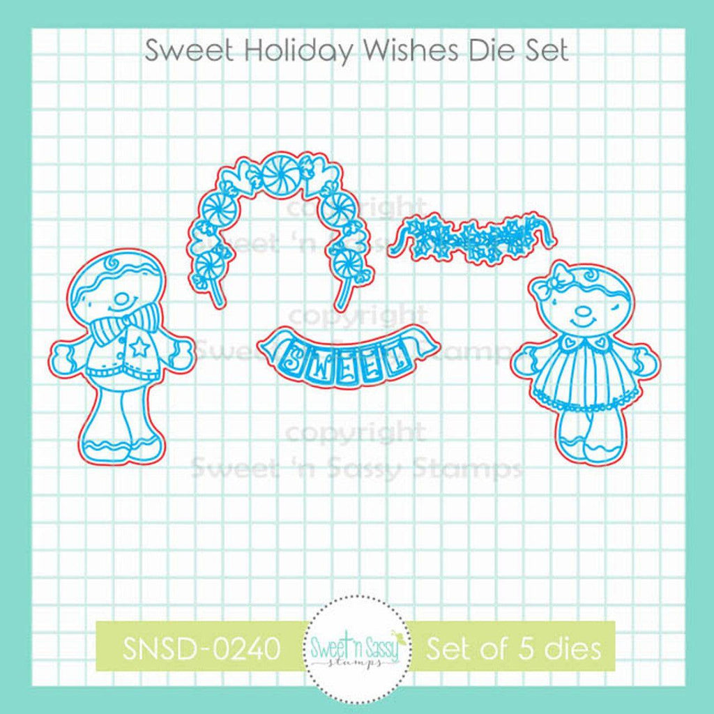 Sweet 'N Sassy Sweet Holiday Wishes Dies snsd-0240