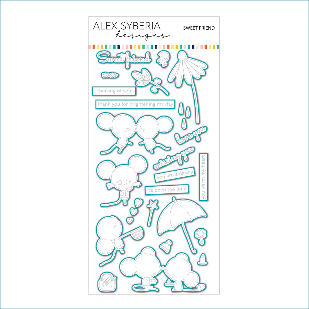 Alex Syberia Designs Sweet Friend Die Set asd-cd-158