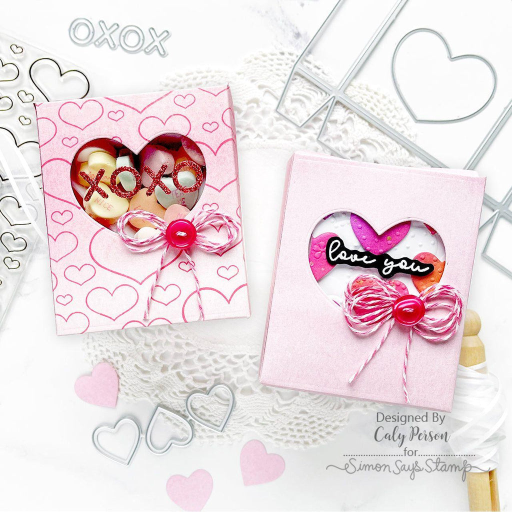 Simon Says Stamp Sweethearts Box Wafer Dies 1251sd To Love Valentine's Day Boxes | color-code:ALT04