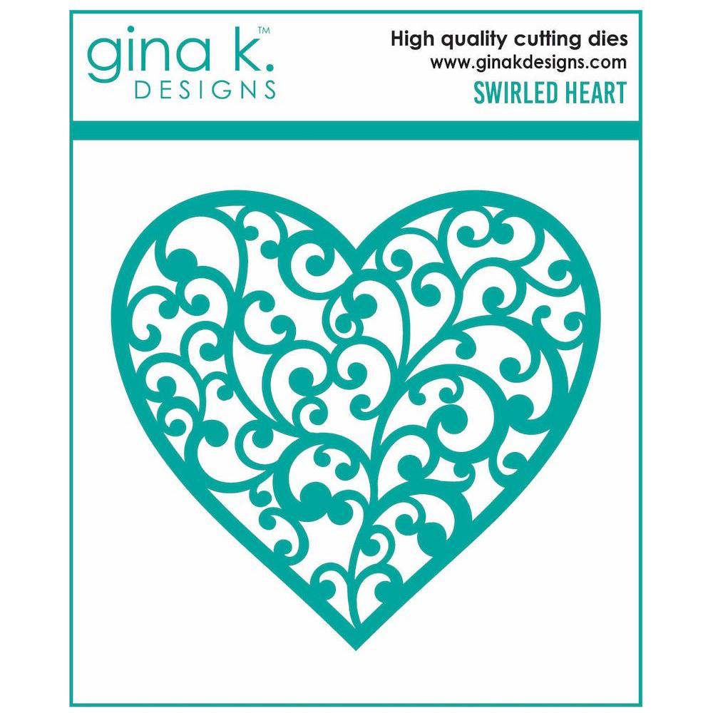 Gina K Designs Swirled Heart Dies die0373