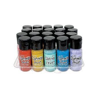 Tim Holtz Distress Multi Storage Tin tda78616 with paints