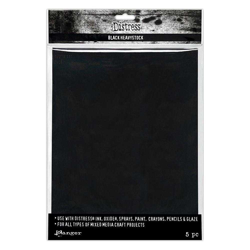 Tim Holtz 8.5 X 11 Distress Black Heavystock Ranger tda79293