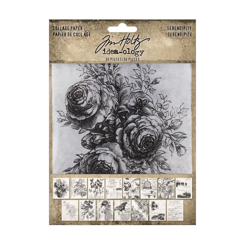 Tim Holtz Idea-ology Collage Paper Serendipity th94365