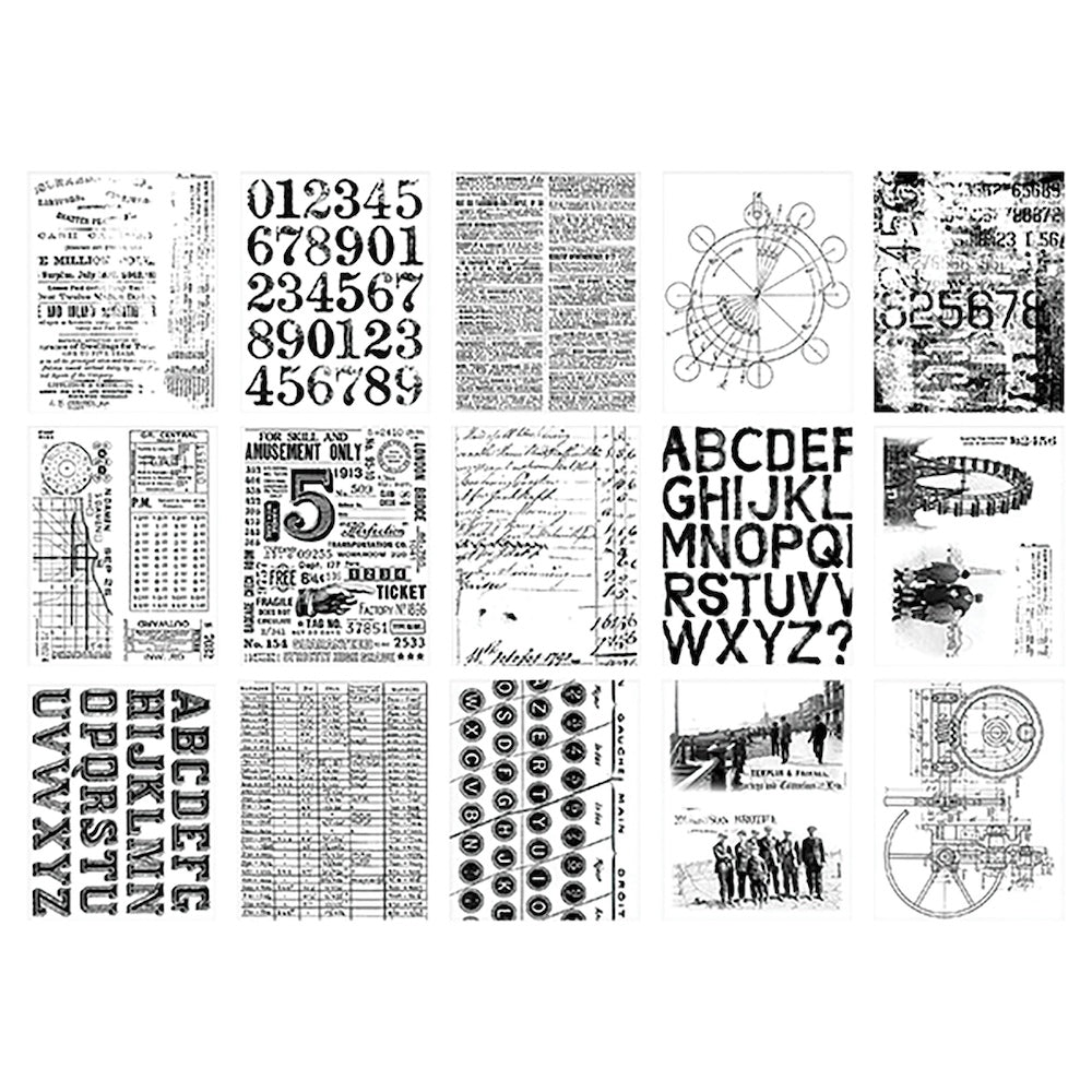 Tim Holtz Idea-ology Collage Paper Archives th94366 product