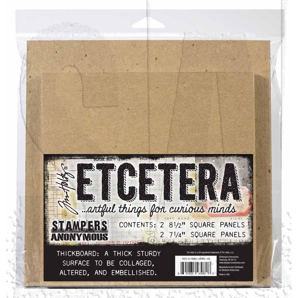 Tim Holtz Etcetera Square Panels ETC021