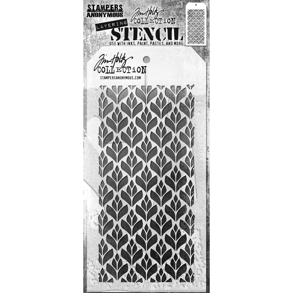 Tim Holtz Layering Stencil Deco Floral ths182