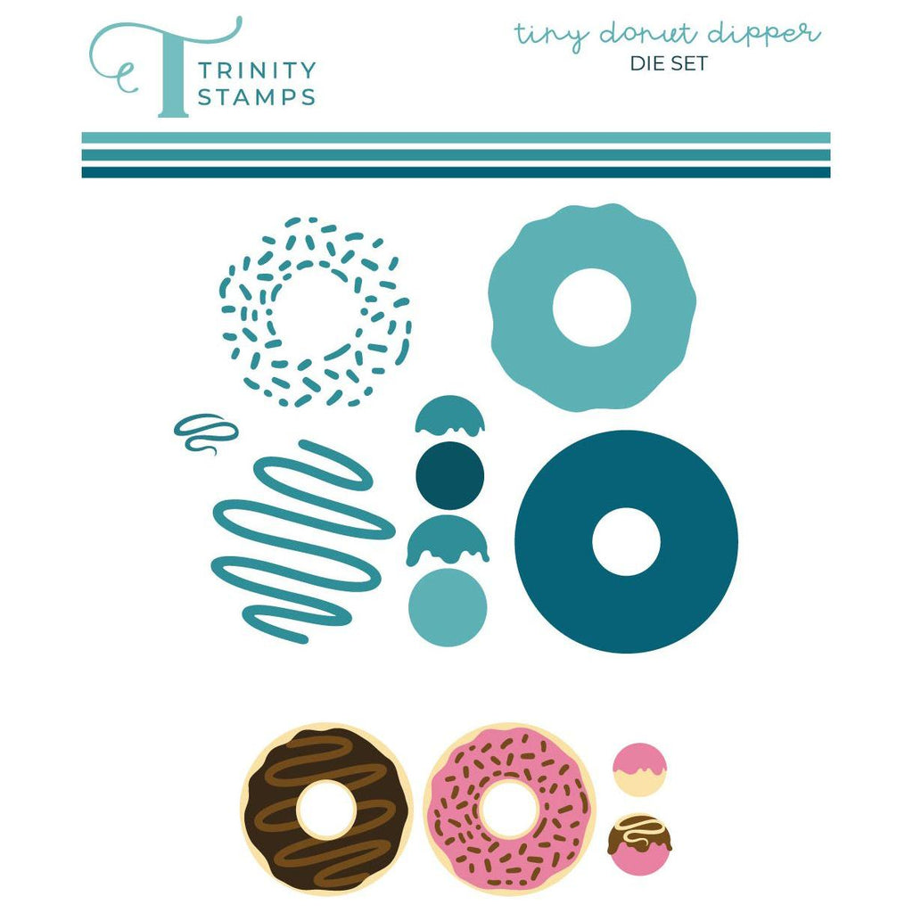 Trinity Stamps Tiny Donut Dipper Die Set tmd-276