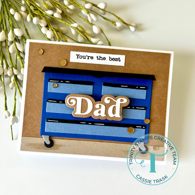 Trinity Stamps Tool Box Gift Card Holder Die Set tmd-297 dad