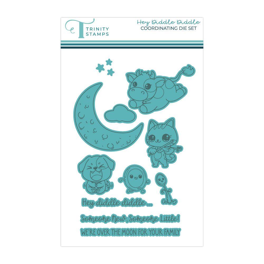 Trinity Stamps Hey Diddle Diddle Die Set tmd-c319