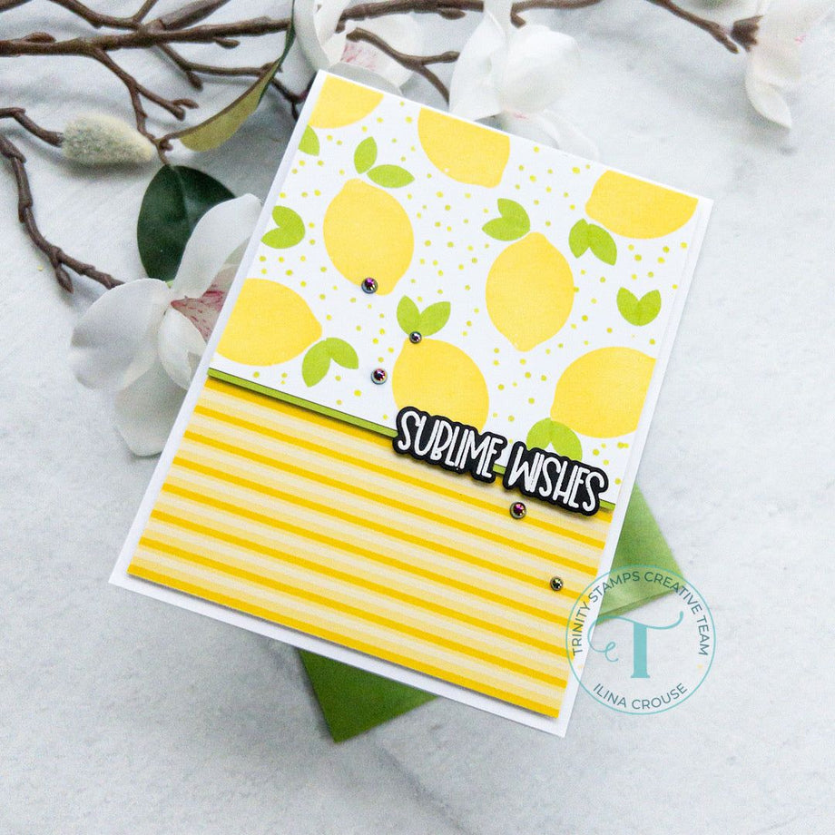 Bold Modern Personalized Rubber Stamp - Berry Berry Sweet