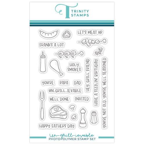 Trinity Stamps Un-grill-ievable Clear Stamp Set tps-245