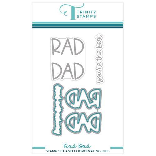 Trinity Stamps Rad Dad Clear Stamp and Die Set tps-248