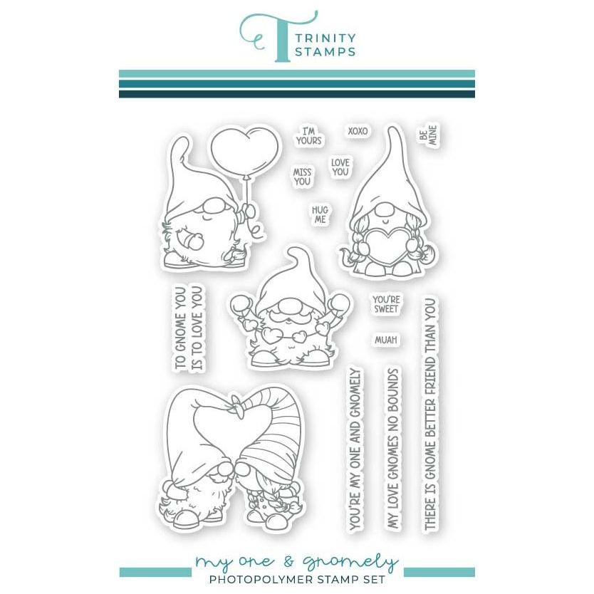 Trinity Stamps My One and Gnomely Clear Stamp Set tps-301