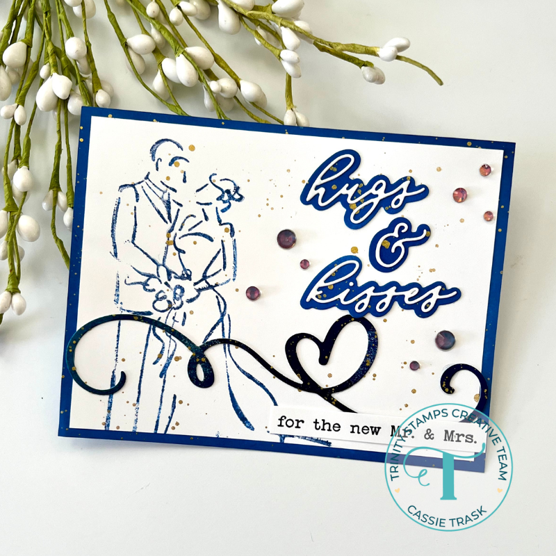 Trinity Stamps Simply Sentimental Kisses Clear Stamp Set tps-304 kisses card