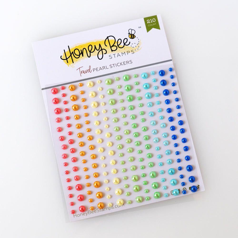 Honey Bee Travel Pearl Stickers hbgs-prl18