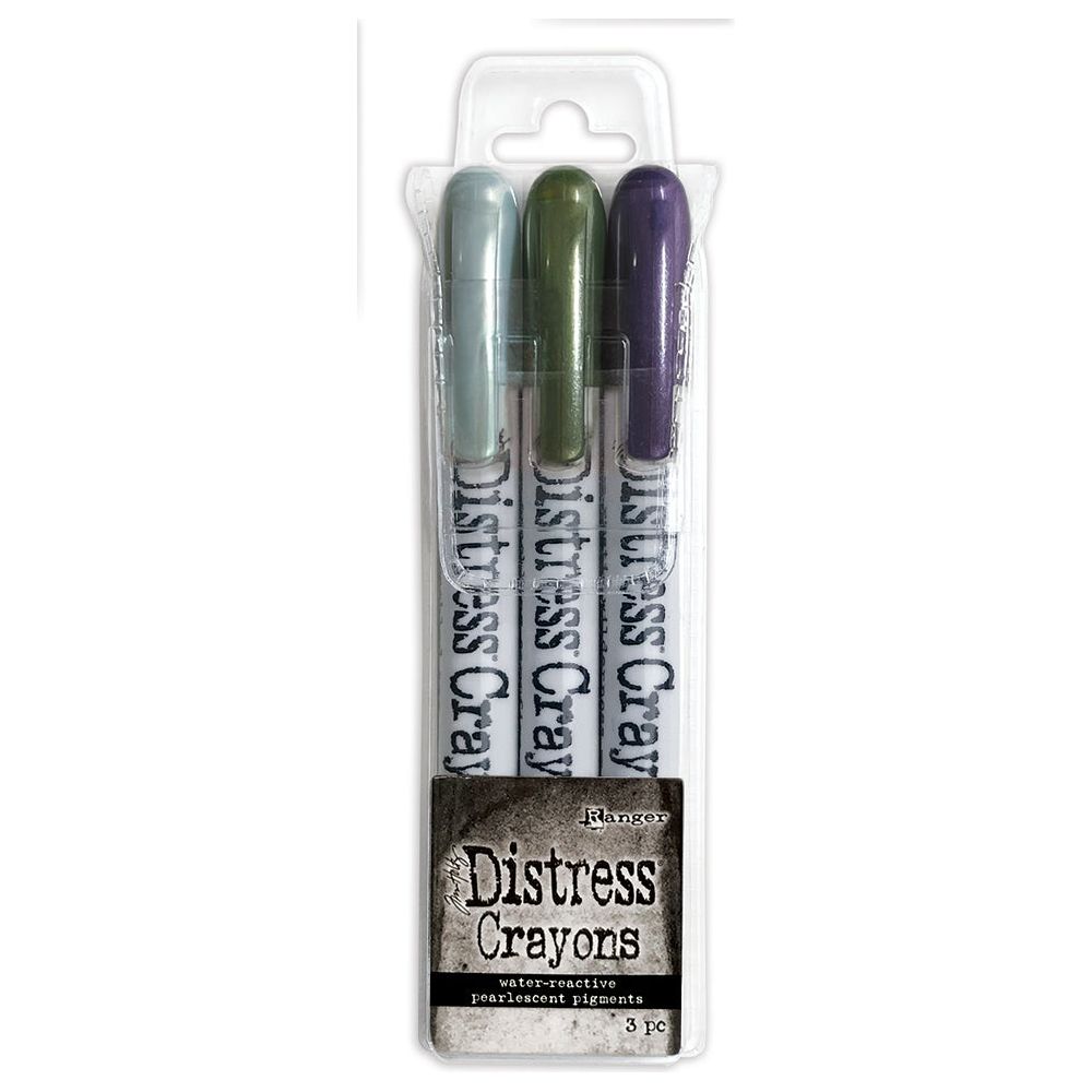 Ranger Tim Holtz Distress Halloween Pearl Crayon Set 6 tshk84358