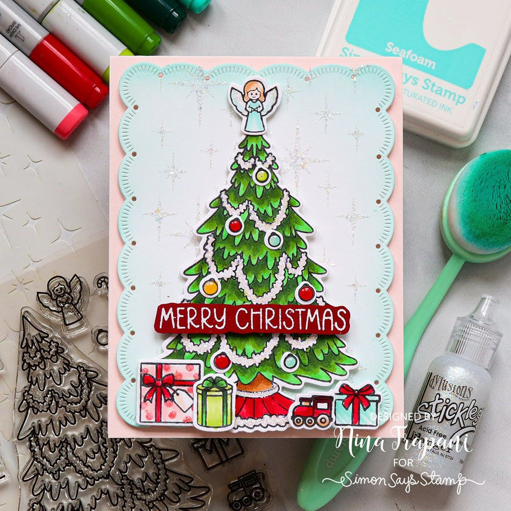 Trinity Stamps Little Christmas Tree STAMPtember Exclusive Stamps and Dies Set