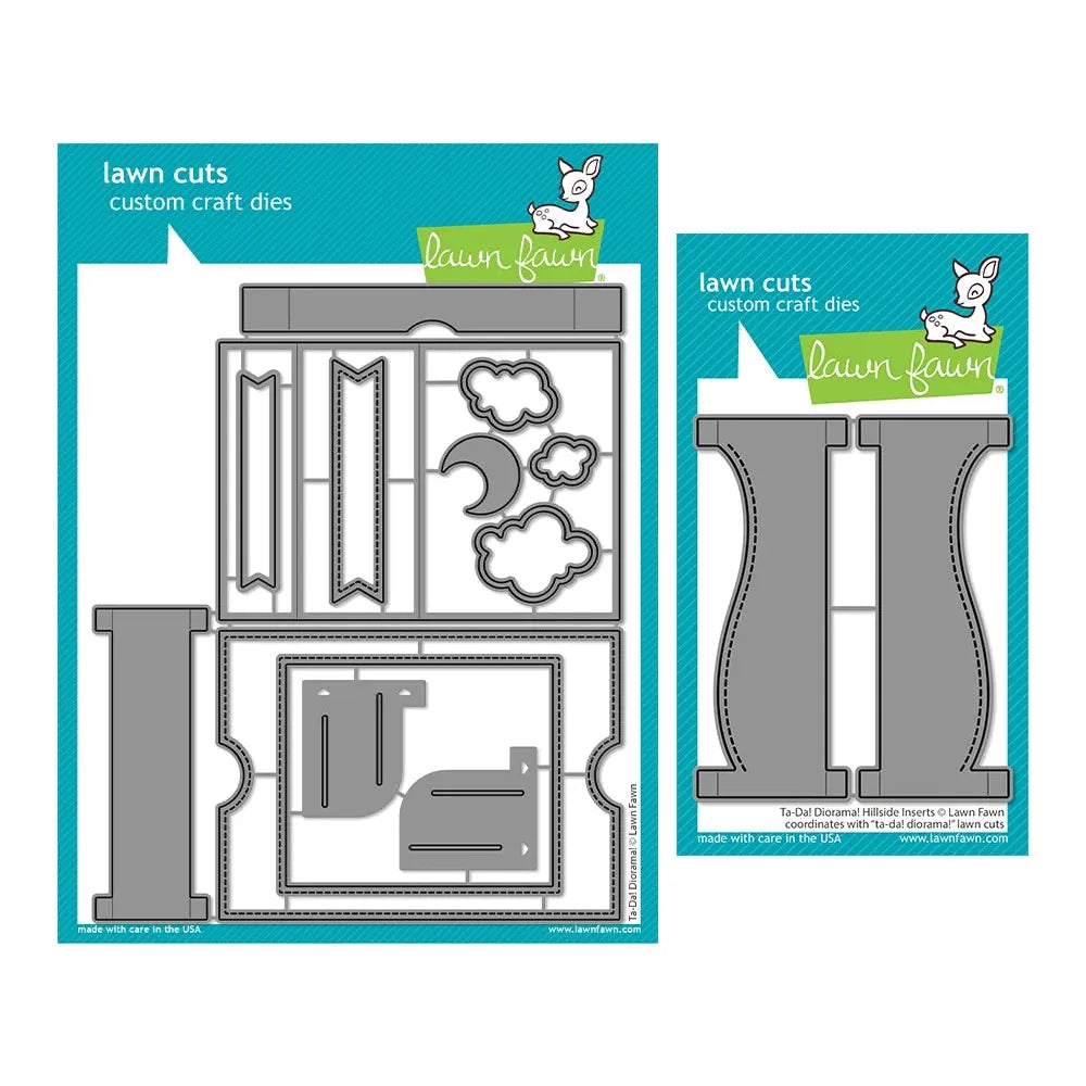 Lawn Fawn Set Ta-Da! Diorama! Dies and Inserts