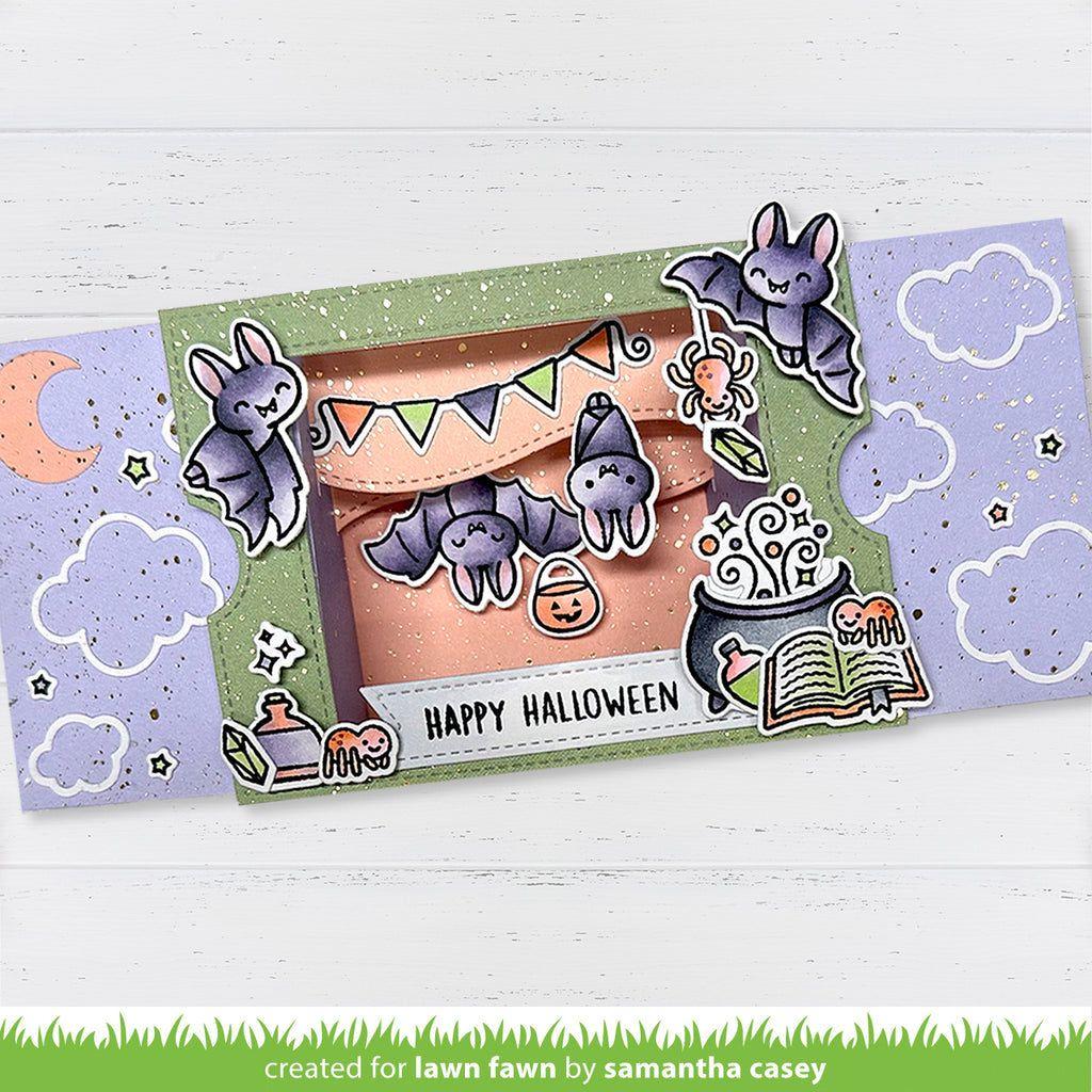 Lawn Fawn Spiffier Speckles 12x12 Inch Collection Kit lf3208 happy halloween