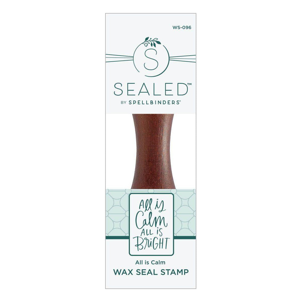 ws-096 Spellbinders All Is Calm Wax Seal Stamp product image