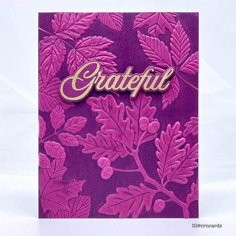 Simon Says Clear Stamps Thankful And Grateful sss302755c Stamptember Thanksgiving Card